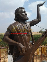 Kanakadasu Portrait Bronze Statue works