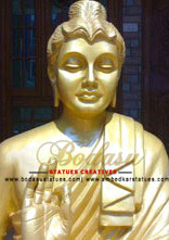 Bronze buddha statue
